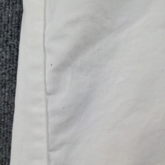 Lands' End Womens Fit 1 Chino Shorts White Size 4 Slash Pockets - Picture 11 of 13